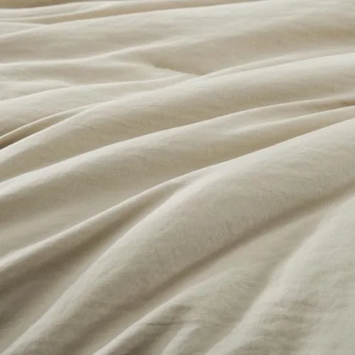 7-Piece Bed in a Bag in Light Oatmeal, Queen, detail view