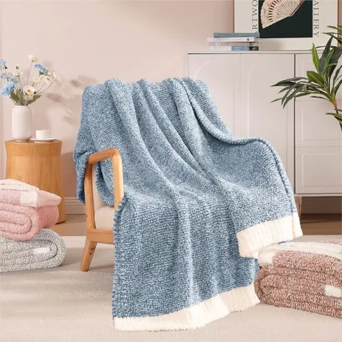 Reversible Knit Throw, detail view