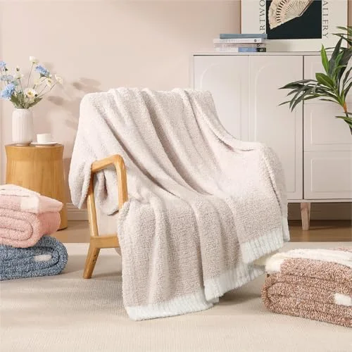 Reversible Knit Throw, detail view