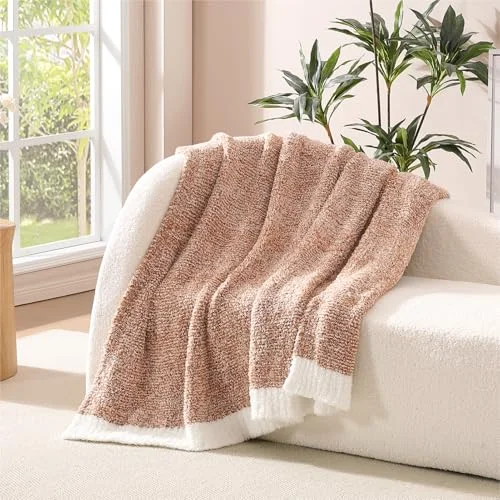 Reversible Knit Throw, detail view