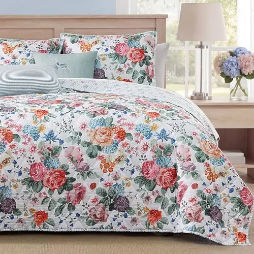 Farmhouse Quilt Set in White