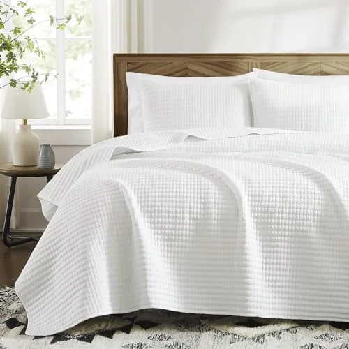 Lightweight Quilt Set in Arctic White