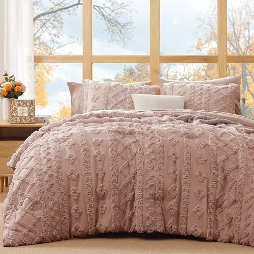Tufted 7-Piece Set in Rusty Pink